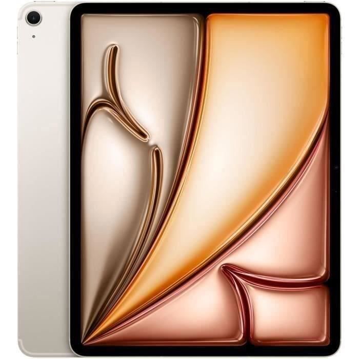 Apple – iPad Air (2024) – 13 – WiFi + Cellulaire – 512 Go – Lumière Stellaire (2024) – Reconditionné – Excellent état