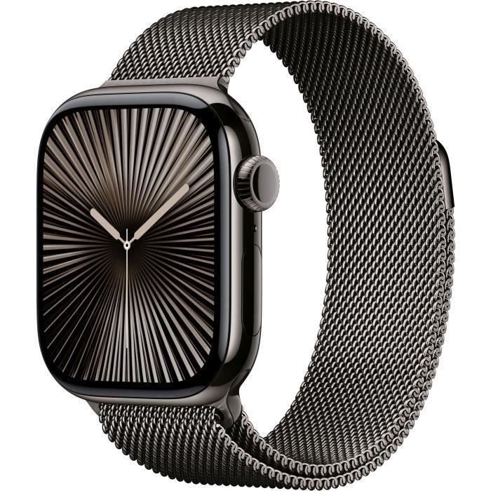 Apple Watch Series 10 GPS+Cellular 42mm Slate Bracelet Slate Milanese Loop 2024