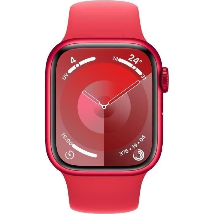 Apple Watch Series 9 GPS + Cellular - 41mm - Boîtier (PRODUCT)RED Aluminium - Bracelet (PRODUCT)RED - Reconditionné - Excellent - Apple
