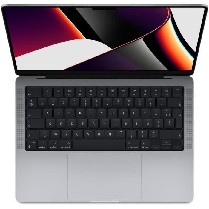 MacBook Pro Retina 14 2021 Apple M1 Pro 3,2 Ghz 16 Go 512 Go SSD