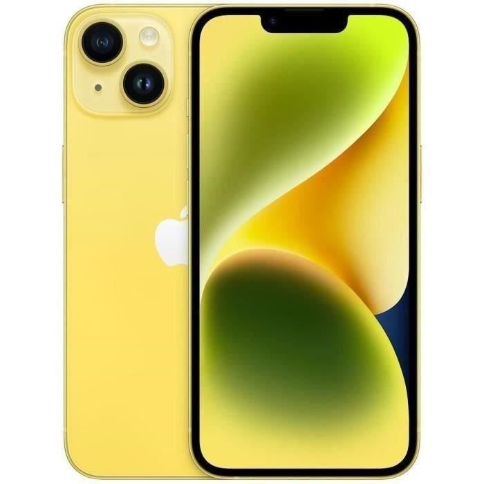 Apple iPhone 14 256 Go Jaune - vue 4
