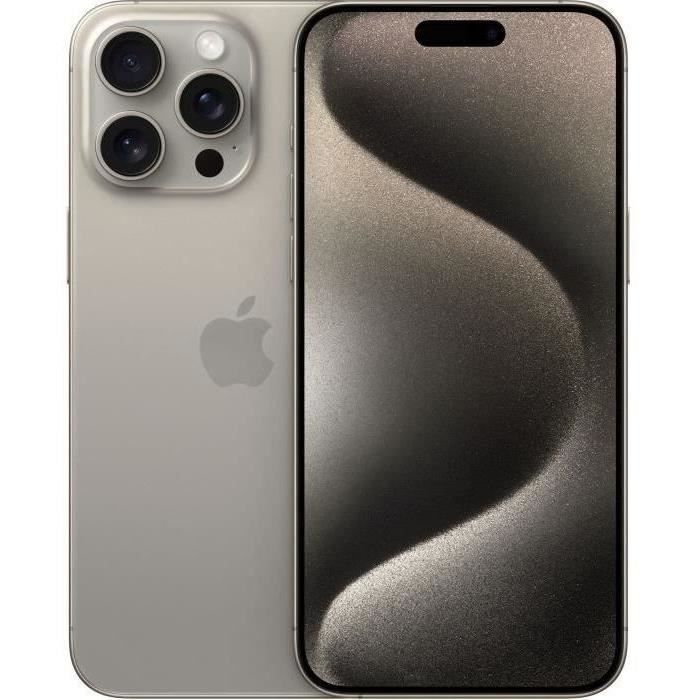 APPLE iPhone 15 Pro Max 256GB Natural (eSIM） (2023) - Reconditionné - Excellent état