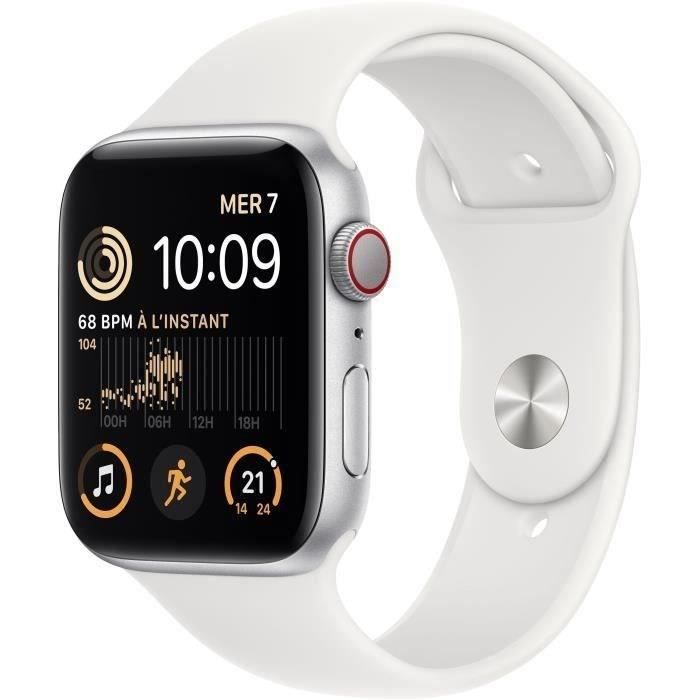 Acheter Apple Watch SE GPS (2e génération) + Cellular - 44mm - Boîtier Silver Aluminium - Bracelet W (2022) - Reconditionné - Excellent Reconditionné - 189,98 € Apple Watch SE GPS (2e génération) + Cellular - 44mm - Boîtier Silver Aluminium - Bracelet W (2022) - Reconditionné - Excellent Reconditionné - Apple reconditionné disponible sur Cdiscount Seconde Vie