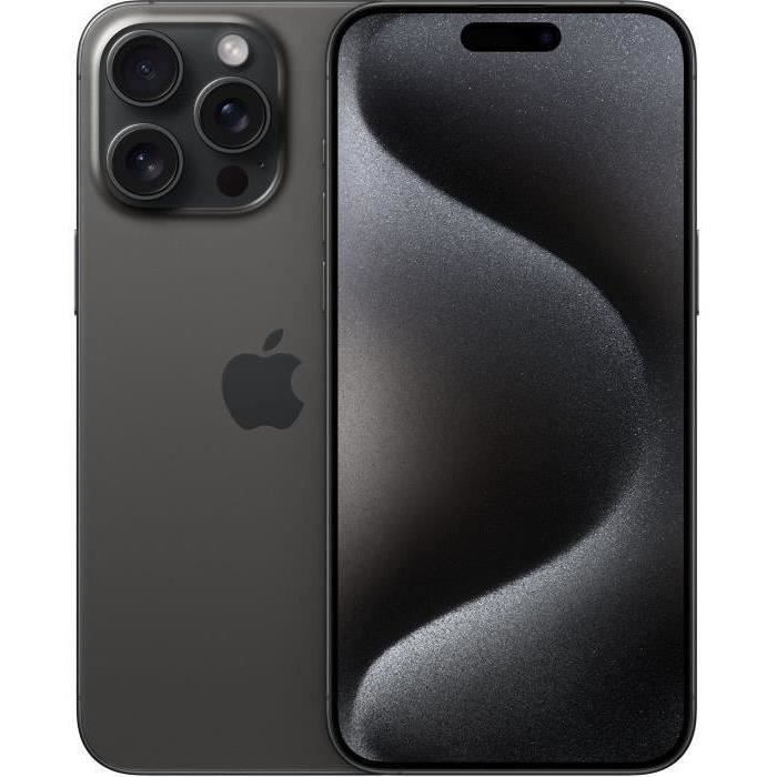 APPLE iPhone 15 Pro Max 1TB Black (eSIM） (2023) - Reconditionné - Excellent état