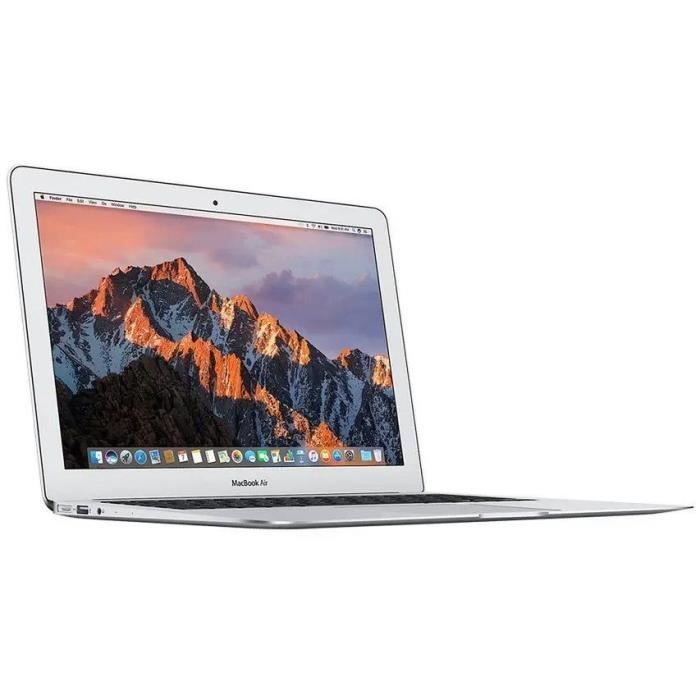 APPLE MacBook Air 13 2017 i5 – 1.8 Ghz – 8 Go RAM – 256 Go SSD – Gris – AZERTY – Reconditionné – Excellent état