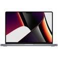 Apple – 14 MacBook Pro (2021) – Puce Apple M1 Pro – RAM 16Go – Stockage 512Go – Gris Sid (2021) – Reconditionné – Excellent état