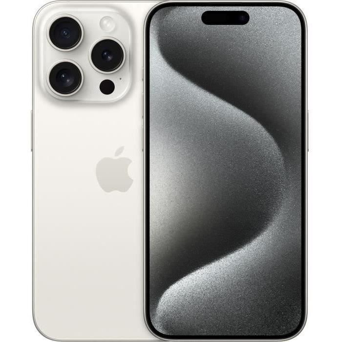 APPLE iPhone 15 Pro 512GB White (eSIM） (2023) - Reconditionné - Excellent état