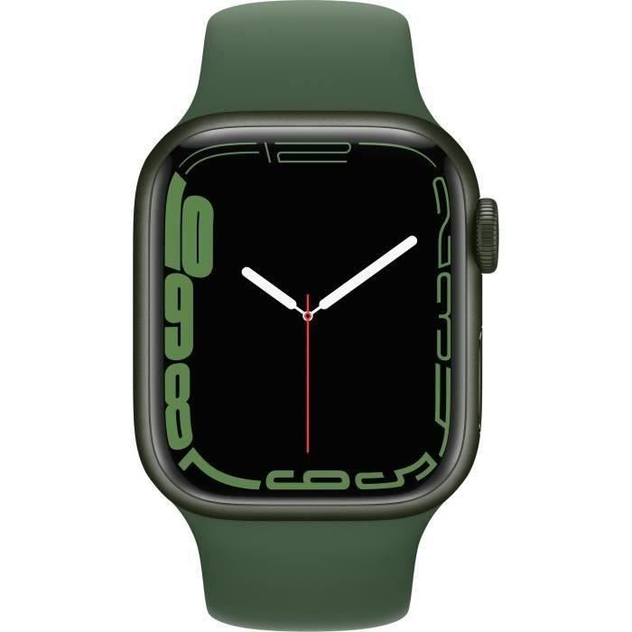 Apple Watch Series 7 GPS 41mm Boîtier Aluminium Bracelet Clover Sport Très bon état - vue 2