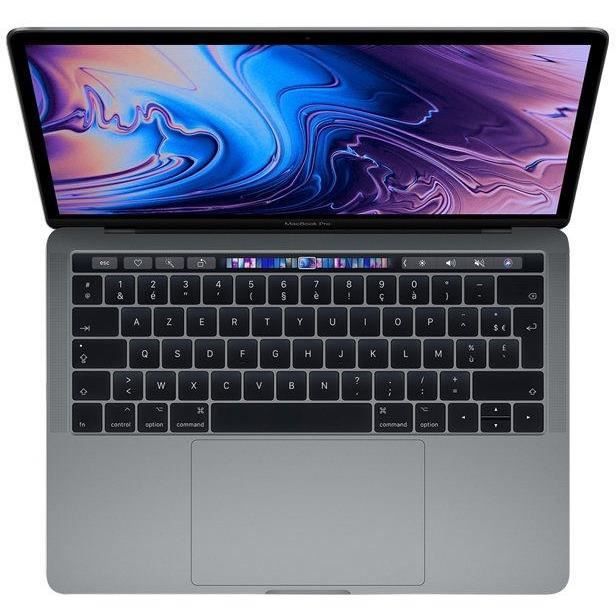 MacBook Pro Touch Bar 13Core i5 24 Ghz 16 Go 512 Go SSD Gris Sidéral (2019) – Batterie Neuve – Reconditionné – Excellent état