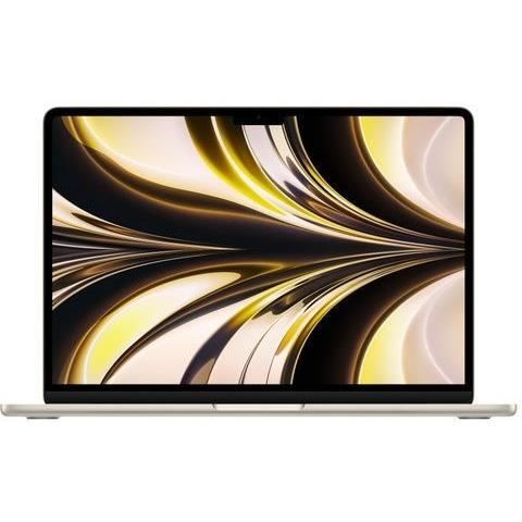 MacBook Air 13 2022 Apple M2 35 Ghz 8 Go 256 Go SSD Lumière Stellaire - Reconditionné - Excellent état - Apple