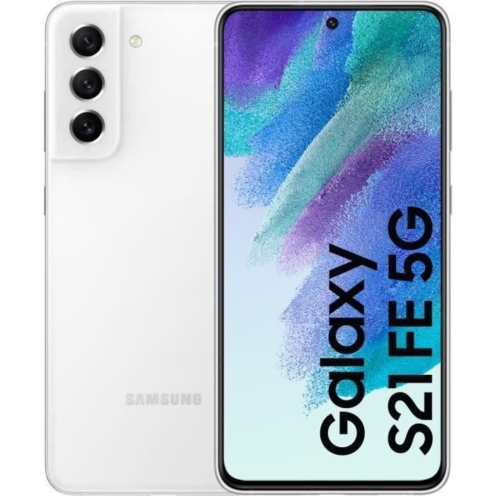 SAMSUNG Galaxy S21 FE 5G 128 Go Blanc - Reconditionné - Excellent état