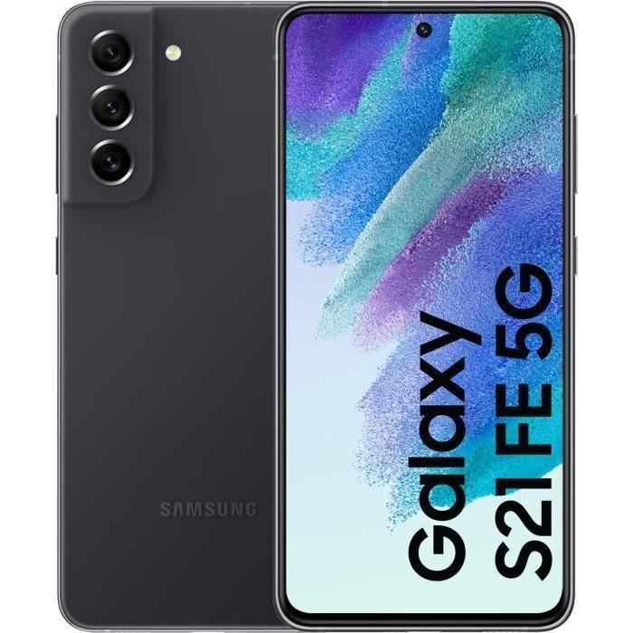 SAMSUNG Galaxy S21 FE 256Go Graphite - Reconditionné - Excellent état