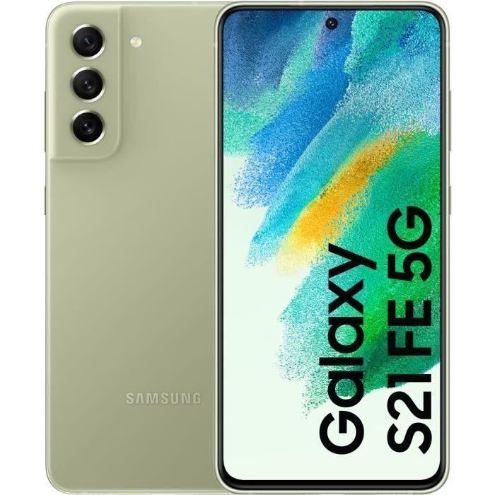 SAMSUNG Galaxy S21 FE 128Go Olive - Reconditionné - Excellent état Reconditionné - Samsung reconditionné disponible sur Cdiscount Seconde Vie