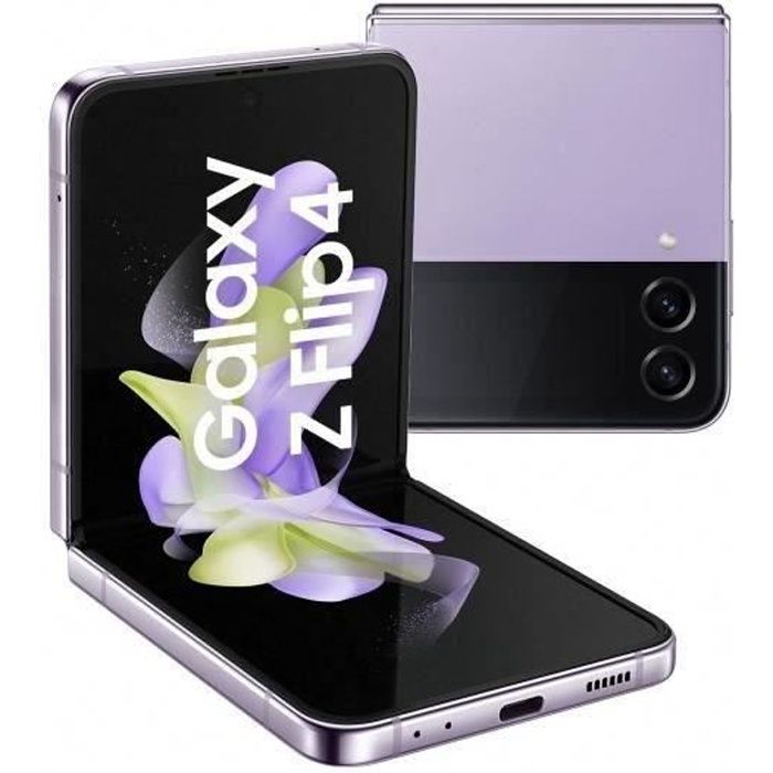 SAMSUNG Galaxy Z Flip4 256Go 5G Lavande - Reconditionné - Excellent état