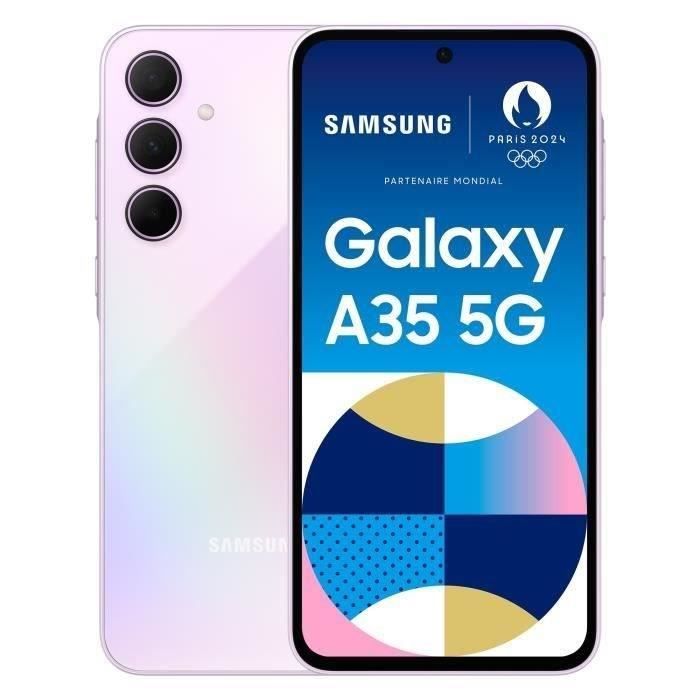 Samsung Galaxy A35 (5G) 128 Go Violet - vue 7