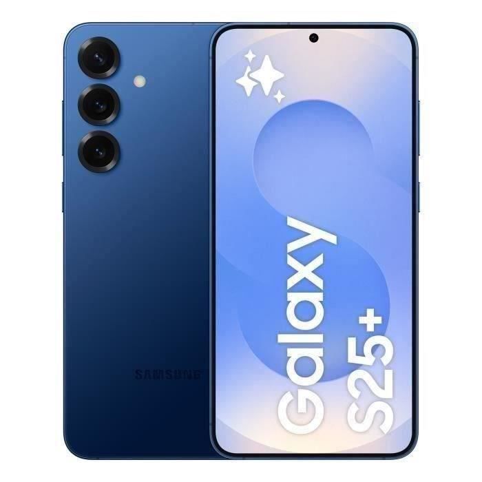 SAMSUNG Galaxy S25 Plus AI Smartphone 256 Go Bleu nuit (2025) - Reconditionné - Excellent état