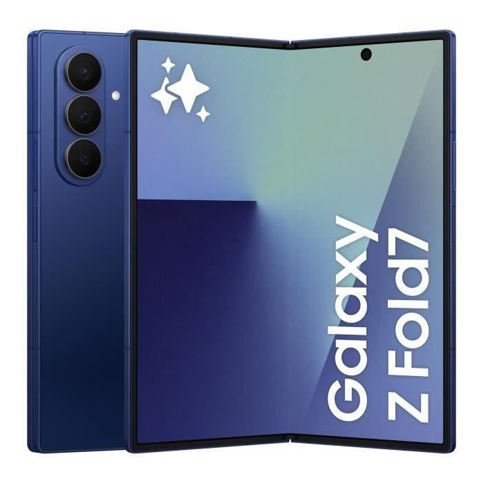 Samsung Galaxy Z Fold7 5G Smartphone 512 Go Bleu nuit (2025) - Reconditionné - Excellent état