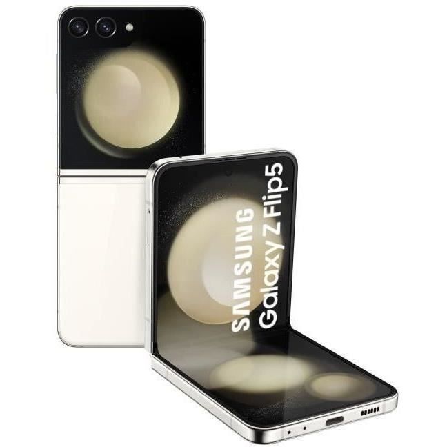SAMSUNG Z Flip5 512 Go Crème (2023) - Reconditionné - Excellent état