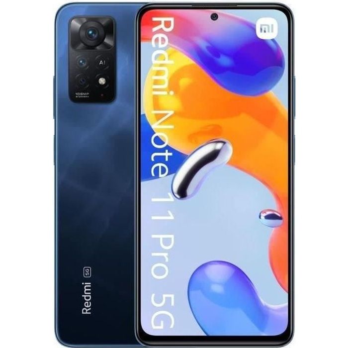 XIAOMI Redmi Note 11 Pro 128Go 5G Bleu - Reconditionné - Excellent état