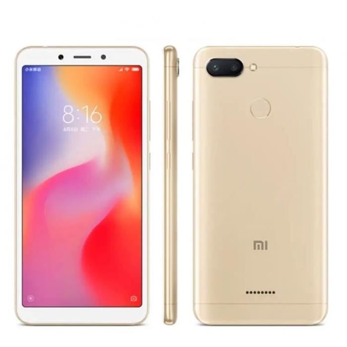 XIAOMI Redmi 6 RAM 4 Go ROM Or 2018