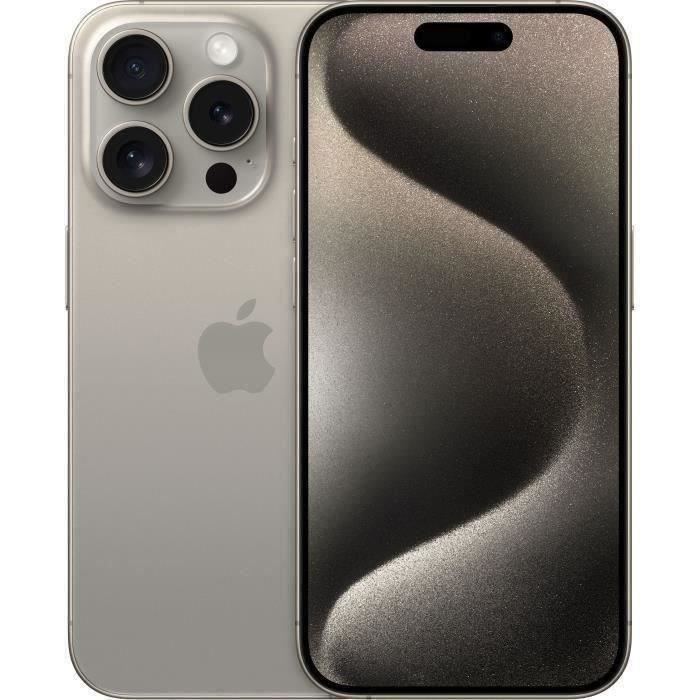 APPLE iPhone 15 Pro 256GB Natural Titanium - eSIM (2023) - Reconditionné - Excellent état Reconditionné - Apple reconditionné disponible sur Cdiscount Seconde Vie