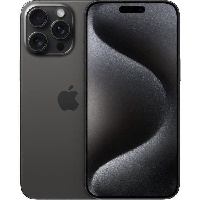 APPLE iPhone 15 Pro Max 256GB Black Titanium - eSIM (2023) - Reconditionné - Excellent état