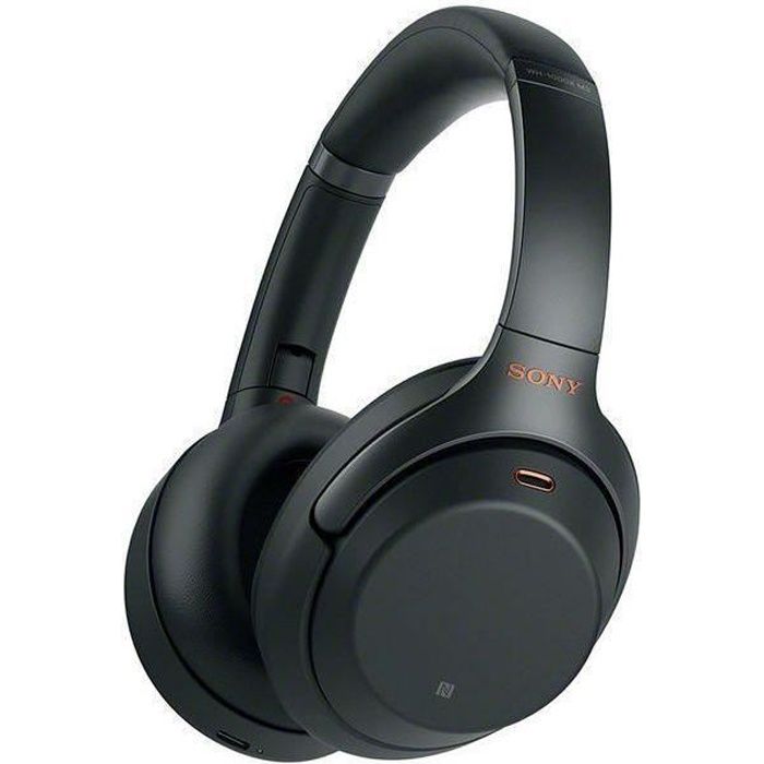 SONY casque sans fil à réduction de bruit WH 1000XM3 2018 - vue 1