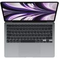 Apple - 13,6" MacBook Air M2 - RAM 8Go - Stockage 256Go - Gris Sidéral - AZERTY - Reconditionné - Excellent état-1
