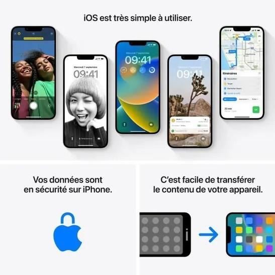 Boîte Vide IPhone 13 Midnight 128Go – Apple, Excellent état (Occasion)