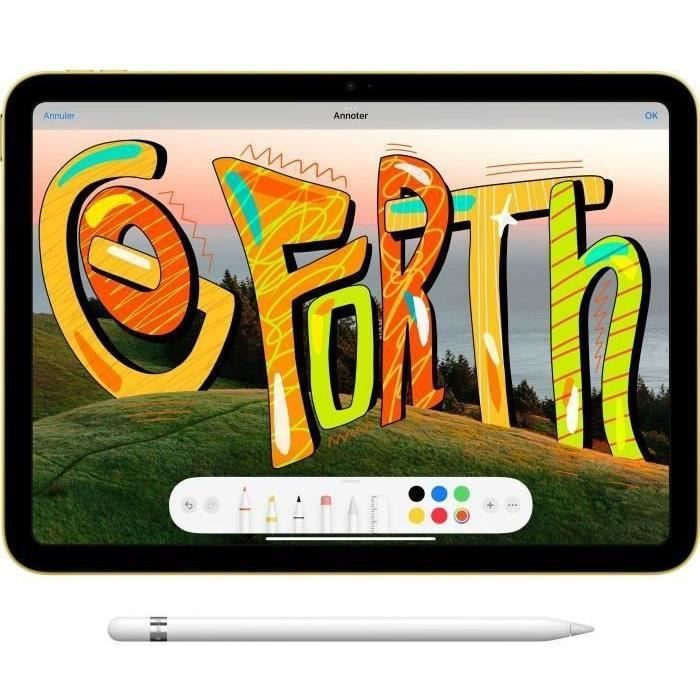 Apple - iPad (2022) - 10.9 - WiFi - 64 Go - Bleu - Reconditionné -  Excellent état - Cdiscount Informatique