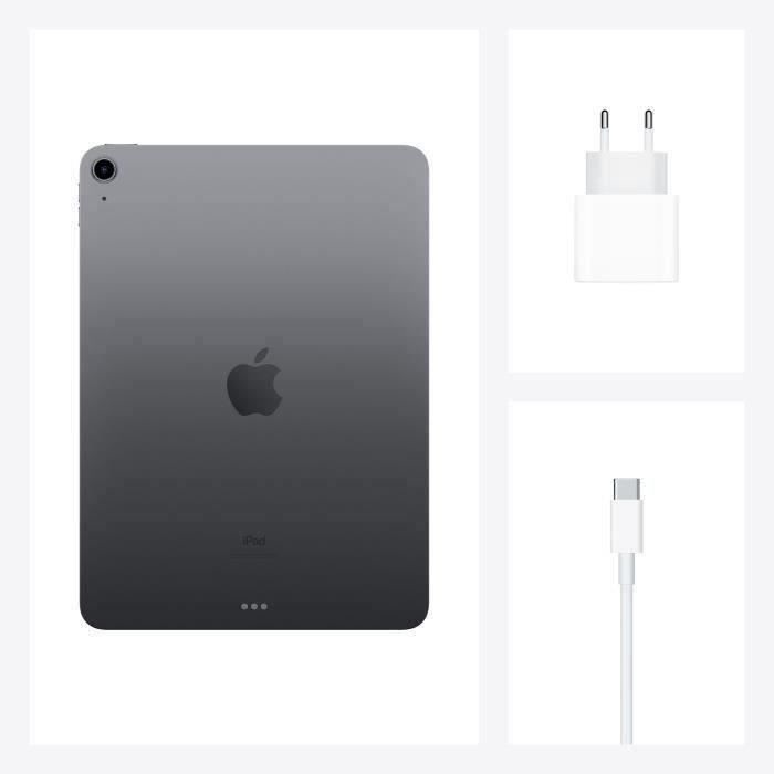 Apple - iPad Air (2020) - 10,9 - WiFi - 256 Go - Gris Sidéral -  Reconditionné - Excellent état - Cdiscount Informatique