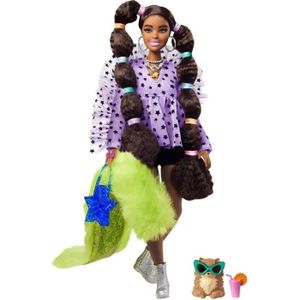 POUPÉE Barbie - Barbie Extra et animal Superstar - Poupée - 3 ans et +