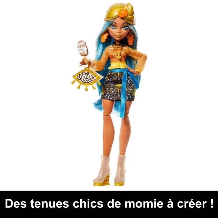 Poupée Monster High - Casiers Secrets de Secrets Cleo de Nile Look
