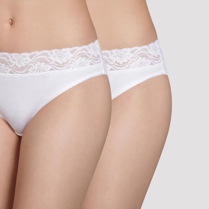 slip femme coton dim