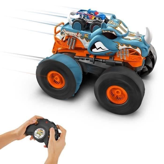 Monster Truck RC Rhinomite transformable Hot Wheels HPK27 pour enfant de 5 ans et plus