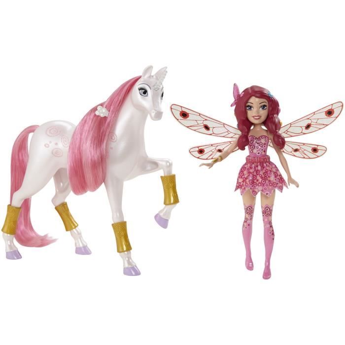 Poup e Mia f e et sa licorne Lyria Mattel Mia et Moi Rose