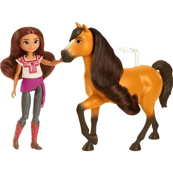 Poupée Lucky et son cheval Spirit - MATTEL - SPIRIT - Enfant - Mixte - 7 points d'articulation
