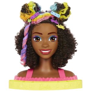 POUPÉE Barbie - Ultra Chevelure - Tête à Coiffer brune fr