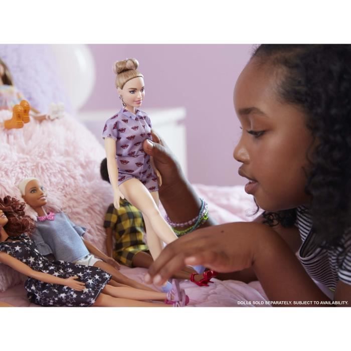 BARBIE Fashionistas 75 Curvy Cdiscount Jeux Jouets