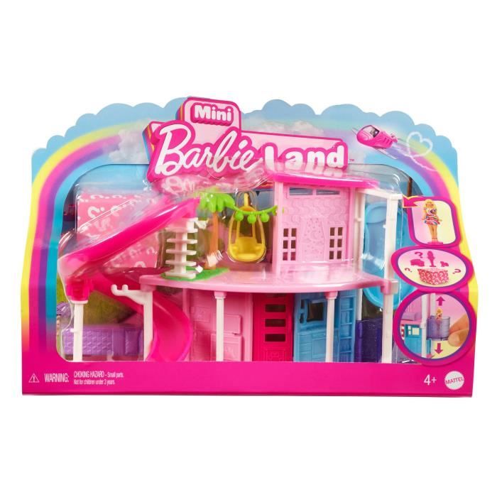 Barbie Maison de Poupee Mini BarbieLand Coffrets maison et accessoires HYF44 Cdiscount Jeux Jouets