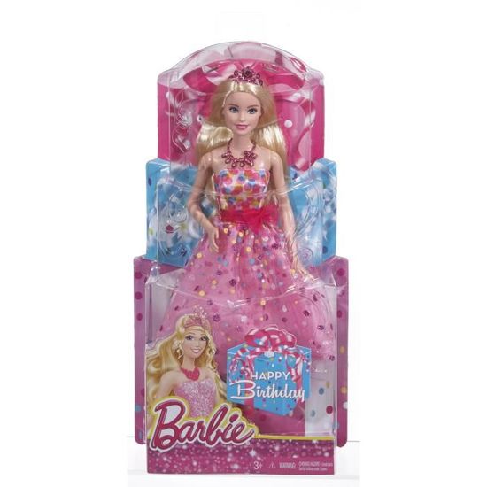 Barbie Princesse Anniversaire Cdiscount Jeux Jouets