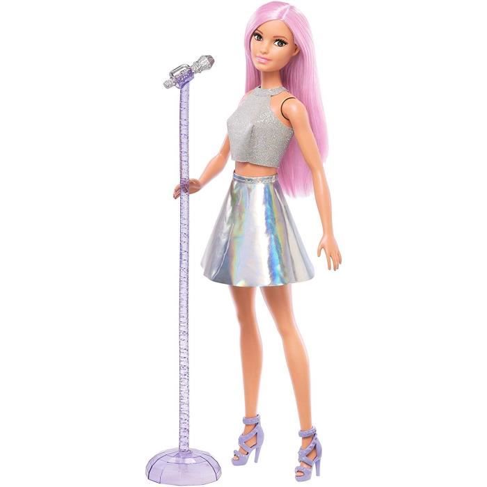 Poupée Barbie Pop Star - Métier de Rêve - Gris