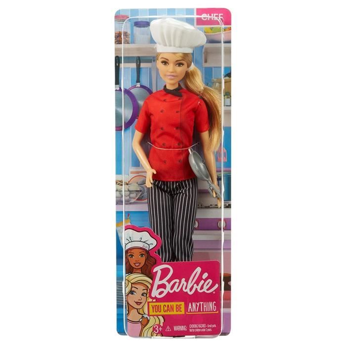 BARBIE Metiers Cheffe de Cuisine Cdiscount Jeux Jouets