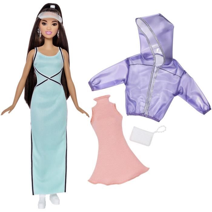 Barbie fashionistas Vêtements 3 Tenues Sporty T7490 Jouet de reve