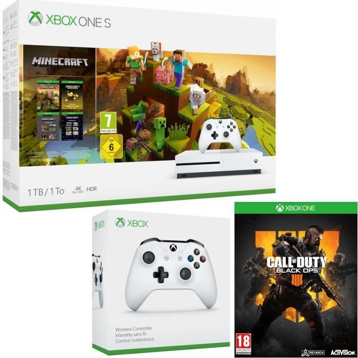 Xbox One S 1 To Minecraft Creators + Call of Duty Black Ops ... - 