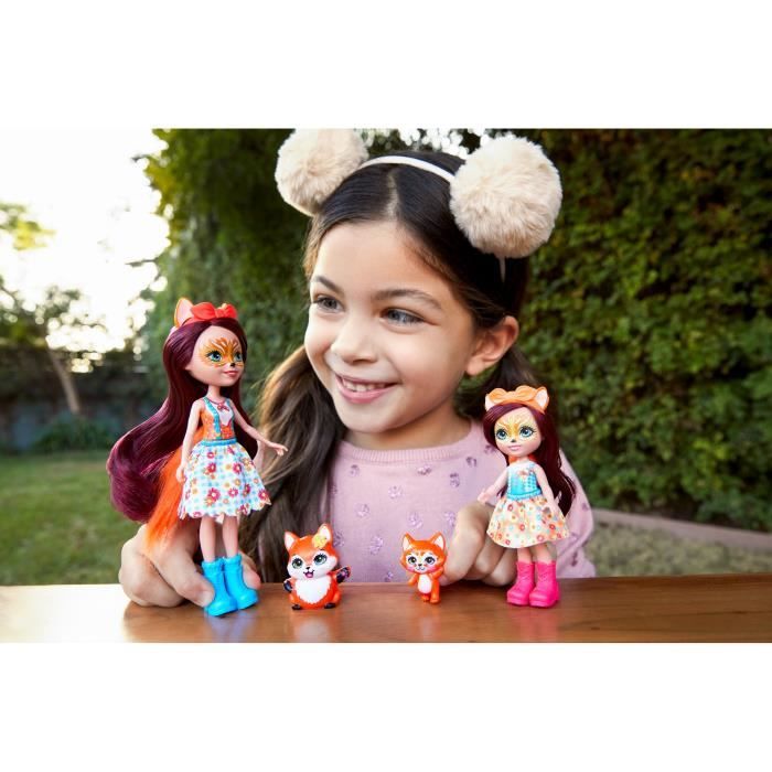 Enchantimals - Felicity Renard et Petite Soeur - Mini-poupée - Multicolore  - Dès 4 ans - Cdiscount Jeux - Jouets