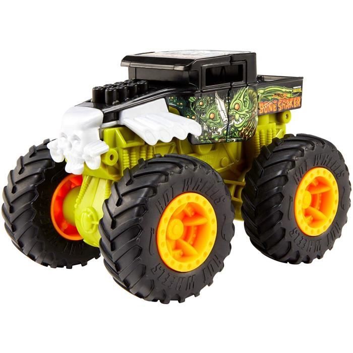 HOT WHEELS Monster Trucks Véhicule Crash 1:43 (modèle aléatoire) - GCF94 - Petite Voiture - 3 ans et +