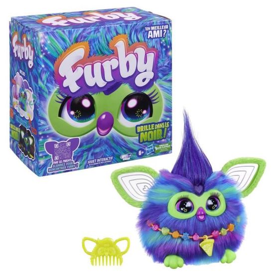 Hasbro Furby Galaxie, Peluche Parlante Qui Brille Dans Le Noir Version Franaise Personnage Fantaisie Peluches Lectroniques Jouets Pour Filles Et Garons Ds 6 Ans Hasbro Furby Galaxie, Peluche Parlante Qui Brille Dans Le Noir Version Franaise Personnage Fantaisie Peluches Lectroniques Jouets Pour Filles Et Garons Ds 6 Ans