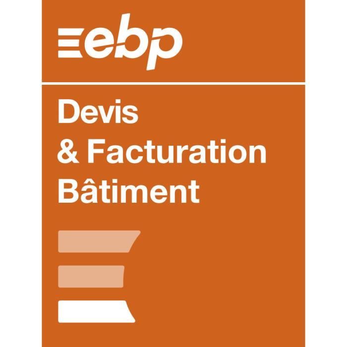 Ebp Devis Facturation Batiment Ol Derniere Version 2020 Ntes Legales Incluses Prix Pas Cher Cdiscount