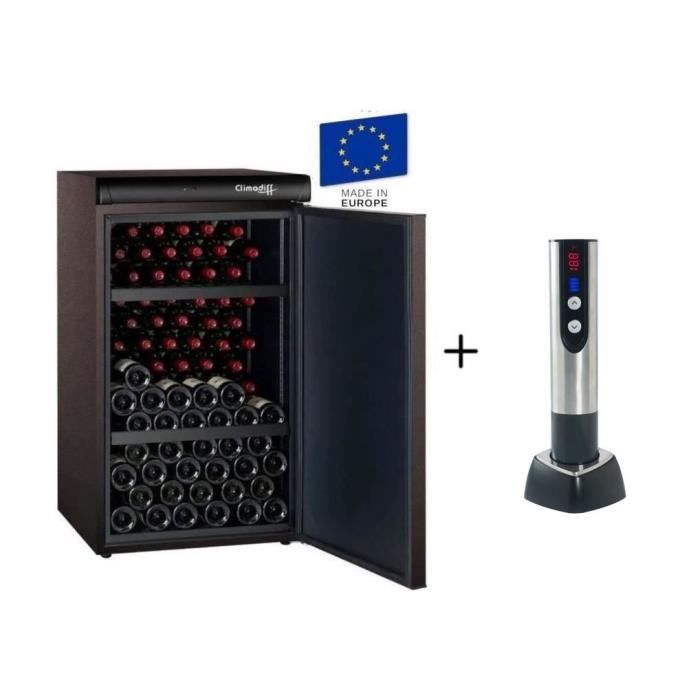 CLIMADIFF CLV122M Cave à vin de vieillissement 120 bouteilles